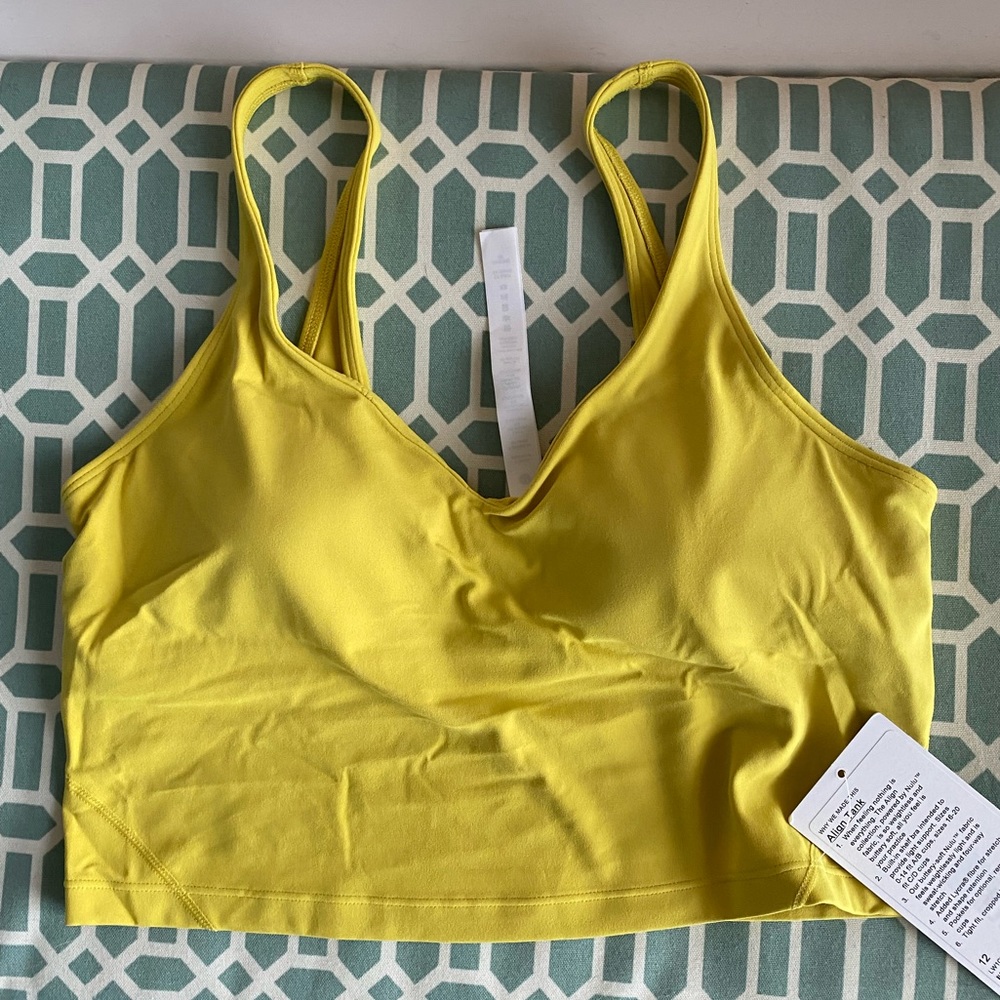 lululemon align cropped tank top